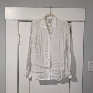 J.Crew Linen Perfect Fit Shirt Button Down